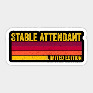 Stable Attendant Sticker